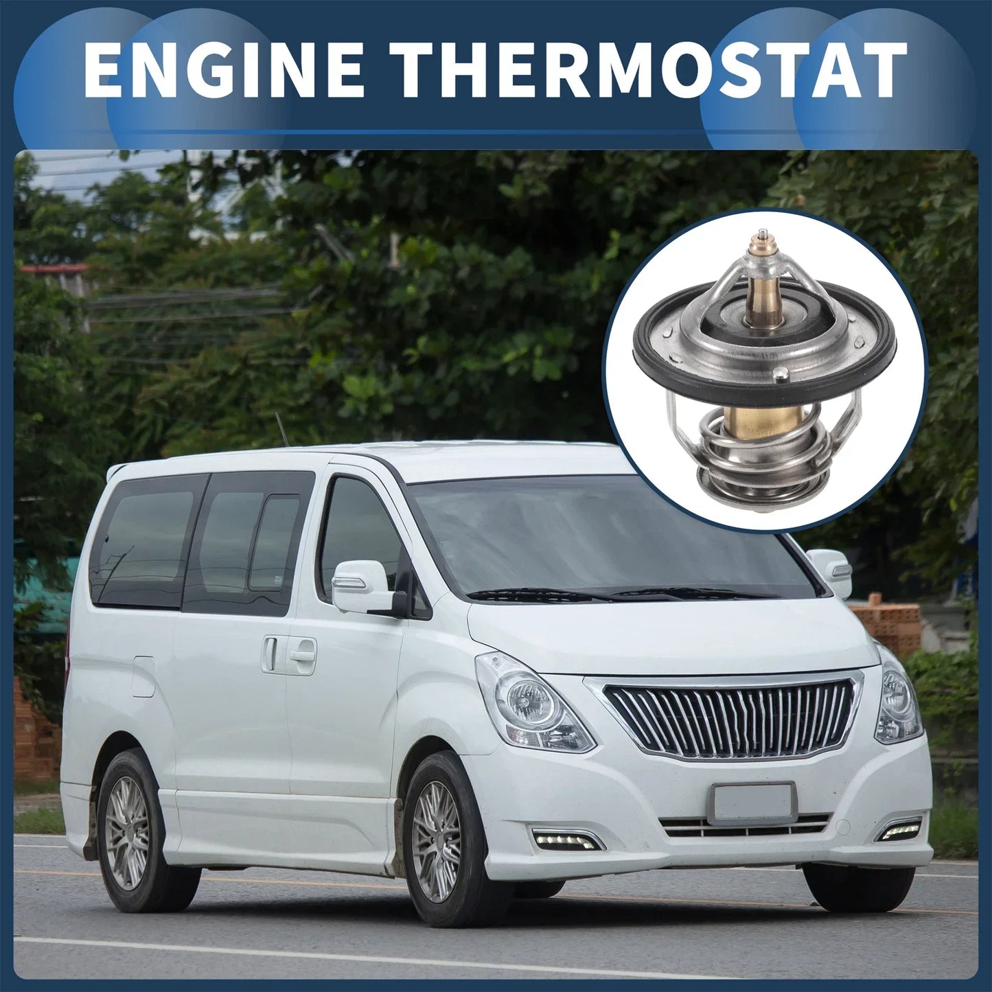 Engine Coolant Thermostat for Hyundai H1 H300 I800 H100 (2007-2014)