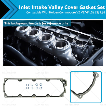 Inlet Intake Valley Cover Gasket Set for Holden Commodore VZ VE VF LS2 (2004-2017)