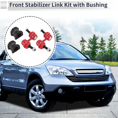 Front Stabilizer Bar Links 2 x Bushing for Honda CR-V (1997-2001)