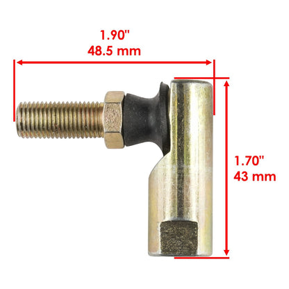 4 Pack Tie Rod Ends Replacement for Cub Cadet 1212 1600 1800 LT (2016–2016)