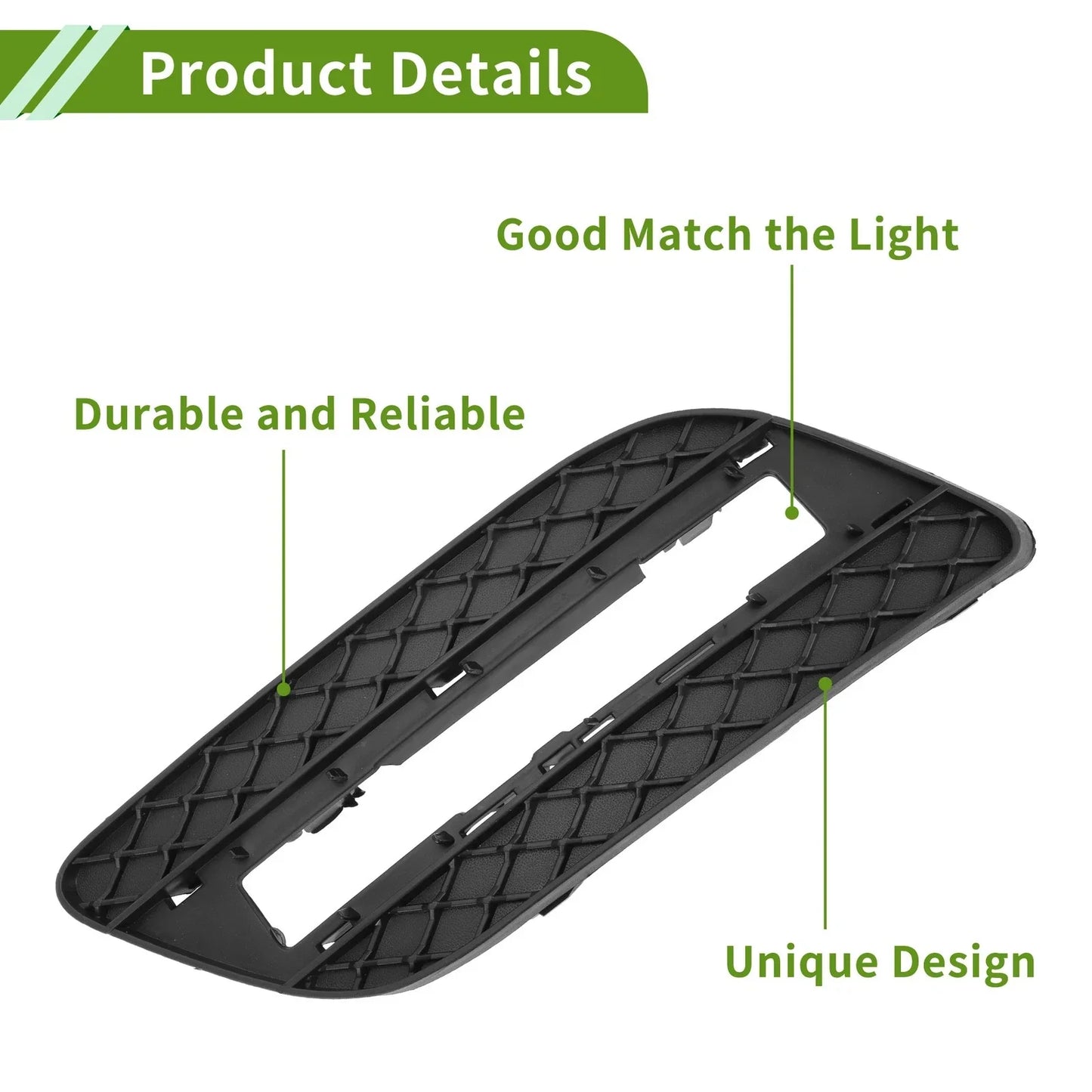 Front Left Fog Light Grill for Mercedes Benz ML550 (2012-2015)
