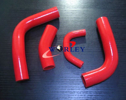 BLACK Silicone Heater Hose Kit for Toyota Land Cruiser 80 Series (1990-1997)