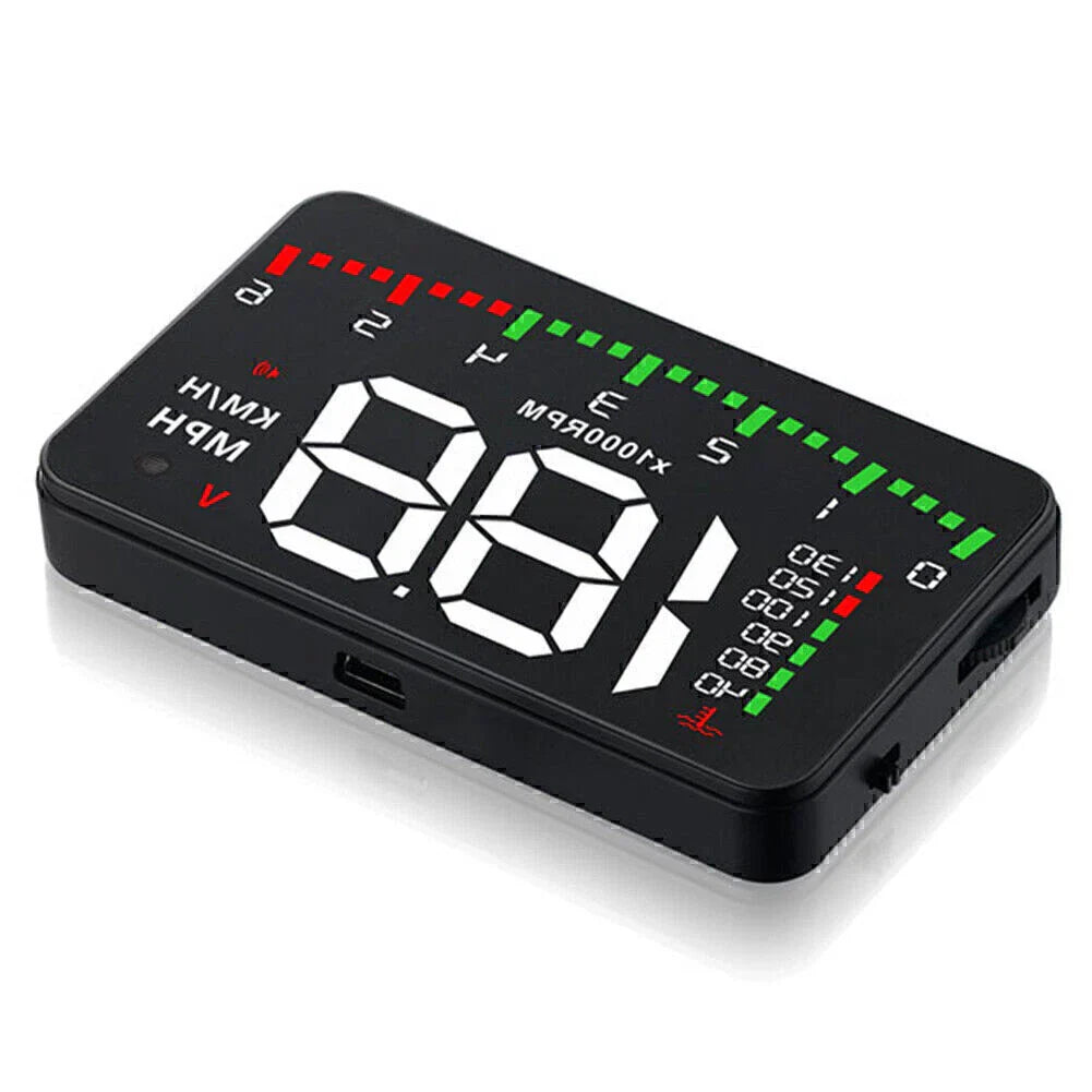3.5" HUD Head Up Display OBD II Speedometer for A900