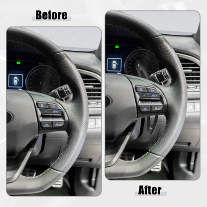 Steering Wheel Paddle Set for Hyundai Elantra Sport (2017-2019) Aluminum Black