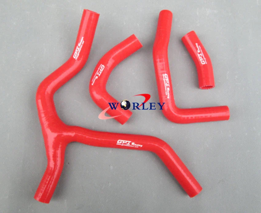 WHITE Silicone Radiator Hose for HONDA CRF450 CRF450R (2013-2014)