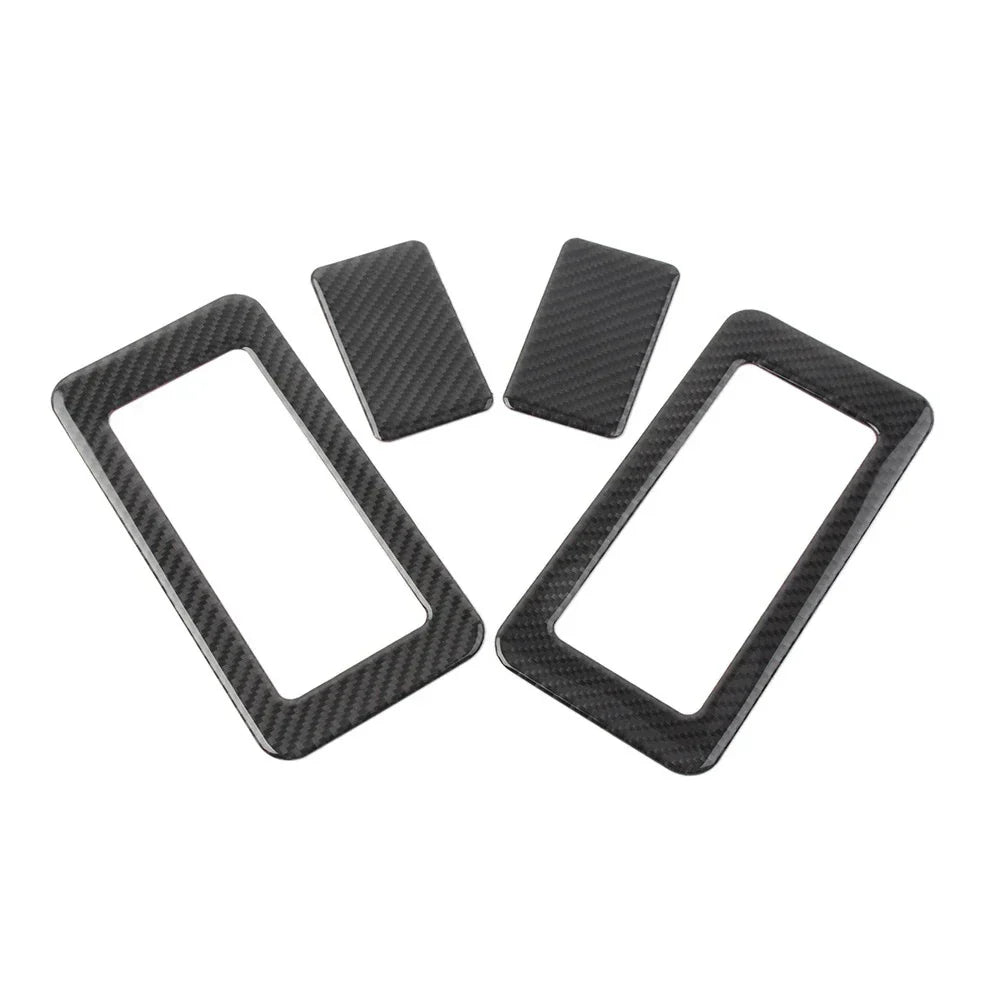 4 x Interior Rear Seat Switch Cover Trim for Jeep Wrangler JK (2011-2017)
