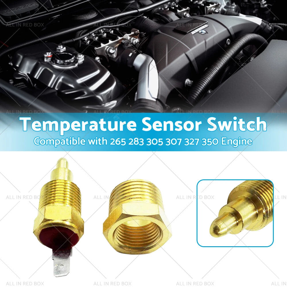3/8" NPT Aluminum Engine Radiator Thermo Sensor Cooling Fan Switch for Car