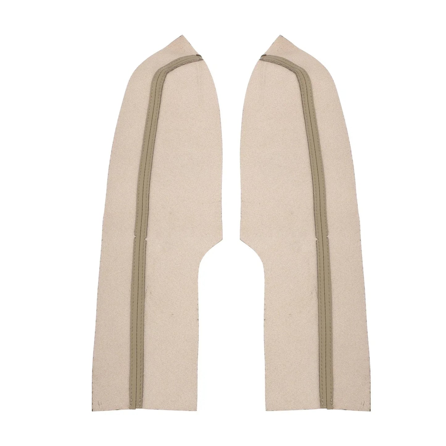 Front Door Panels Armrest Covers 2 x Beige for Honda Civic Sedan (2006-2011)