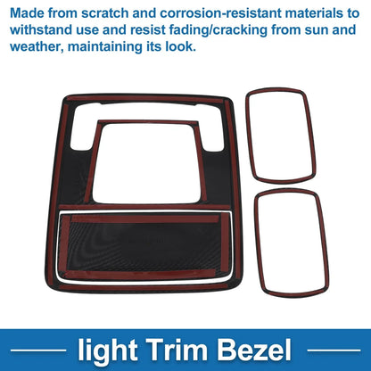 Light Trim Bezel for Honda Stepwgn 2023 Front Row & Rear Row Lamp Covers