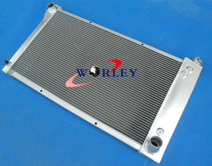 Aluminum Radiator & Fan for 1967-72 Chevy C/K Series Pickup Trucks