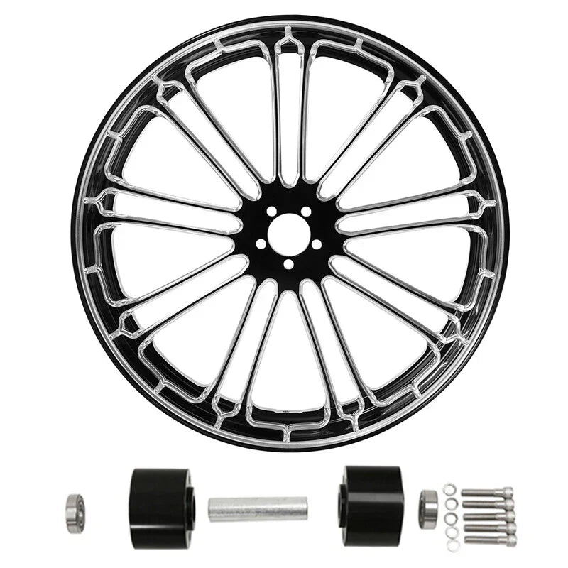 Rim & Hub 18x3.5 Front Wheel & Dual Disc Hub for Harley Touring (1997-2021)