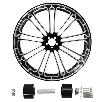 Rim & Hub 18x3.5 Front Wheel & Dual Disc Hub for Harley Touring (1997-2021)