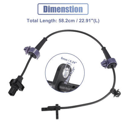 ABS Wheel Speed Sensor Rear Left for Honda Civic Mk8 (2005-2012)