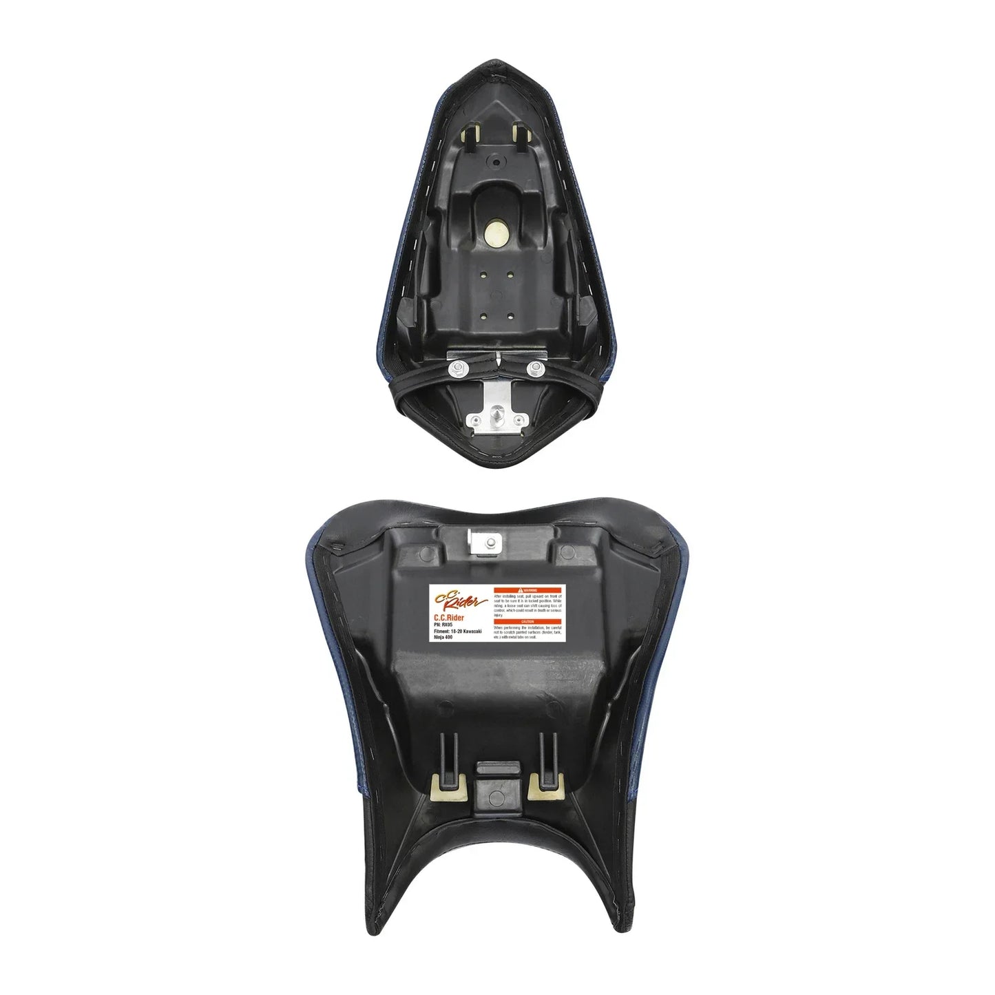Rider Driver Passenger Seats for Kawasaki Ninja 400 Z400 (2018-2023)