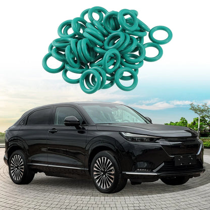 Fuel Injector Seal O Ring for Honda KeiHin NBR Rubber Green 50 Pcs