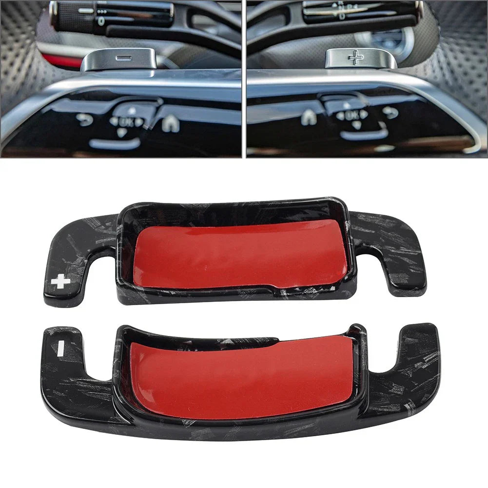 Steering Wheel Paddle Shifter Extensions for Benz A B C E S CLA GLB Class