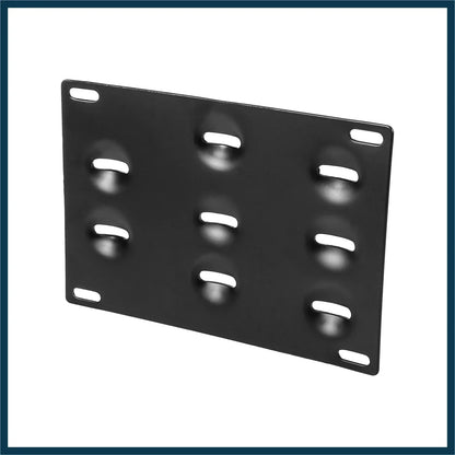Bumper Tow Hook License Plate Mount Bracket for Mercedes