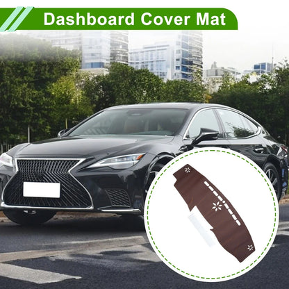 Dashboard Cover Mat for Lexus LS460 (2006-2011) - Brown Dash Cover