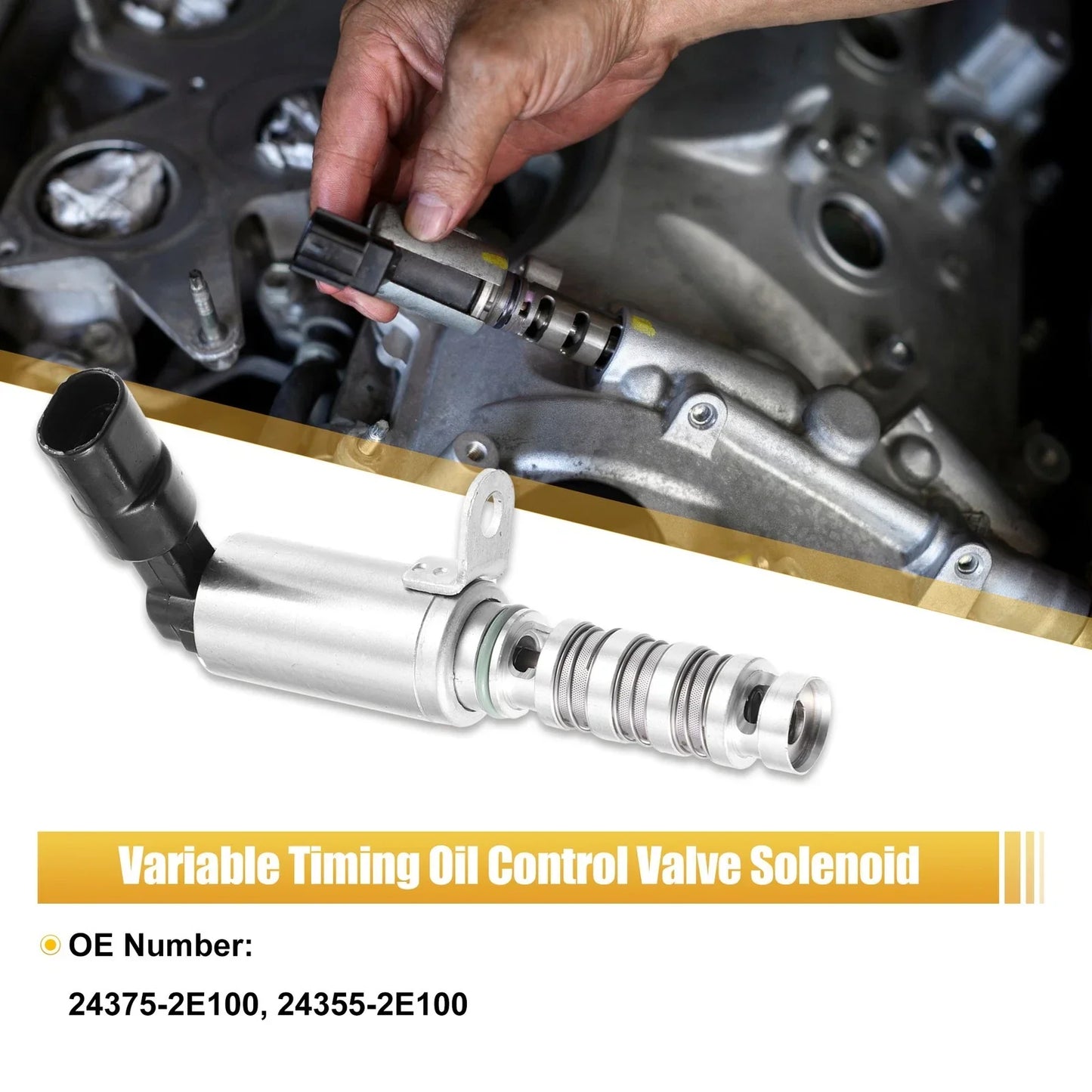 Engine Variable Valve Timing Control Solenoid for Hyundai Elantra (2011-2016)
