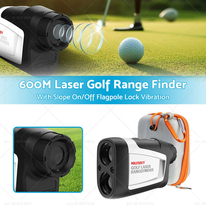 Mileseey 600M Golf Laser Range Finder with Slope & Vibration Lock