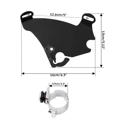 Gauntlet Fairing Trigger Lock Mount for Harley Sportster XL 883 1200 (88-22)