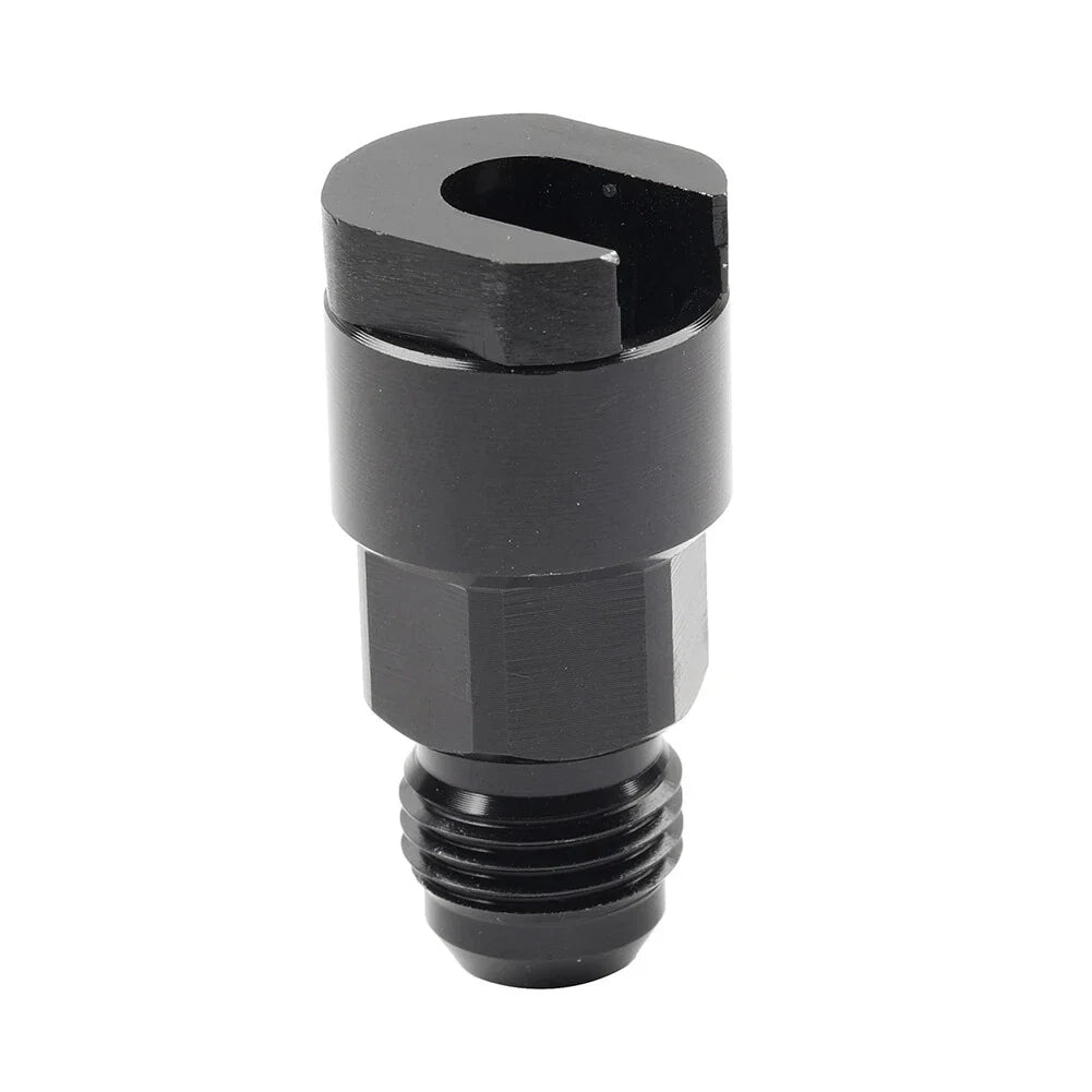 6AN Male to 3/8" Quick Disconnect EFI Fuel Rail Adapter for GM LS (2001-2023)