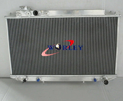 Aluminum Radiator +2 Fans for Toyota Cressida MX83 (1989-1993)