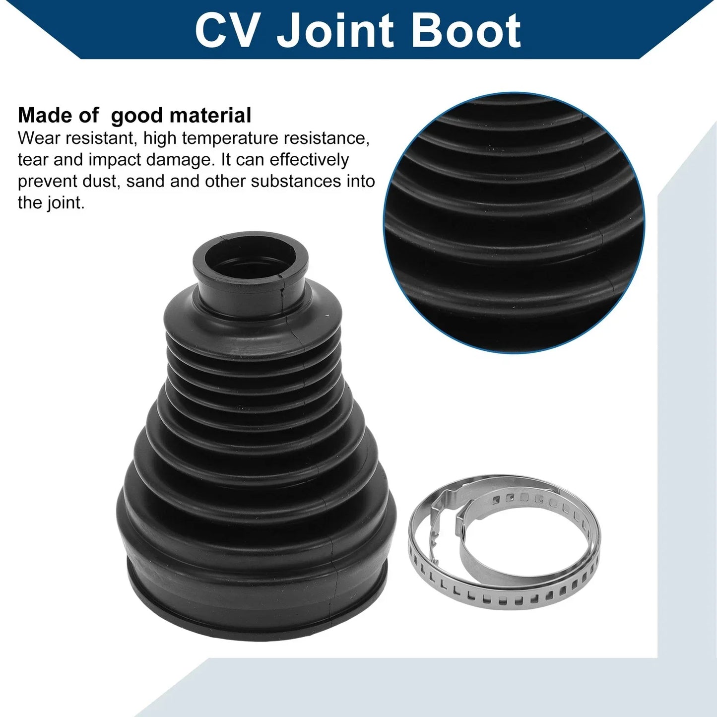 Inner CV Joint Boot Kit w/ Clamps for Porsche Panamera (2011-2016)