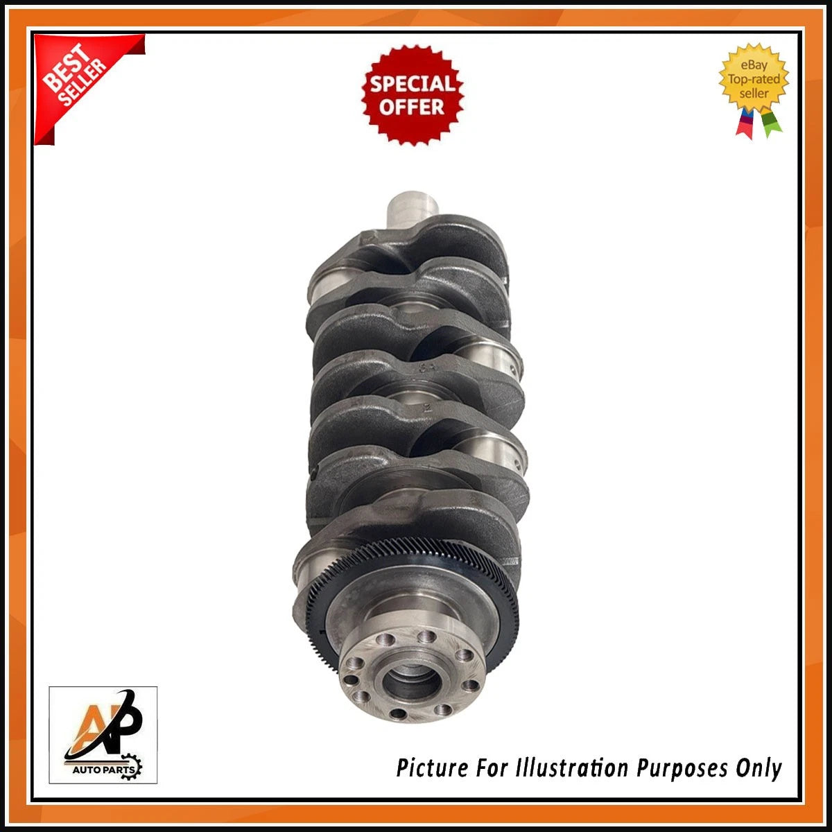 Crankshaft for Kia Carnival Sorento 2.2 Diesel D4HB Brand New Alloy Steel ( 2006–2016)