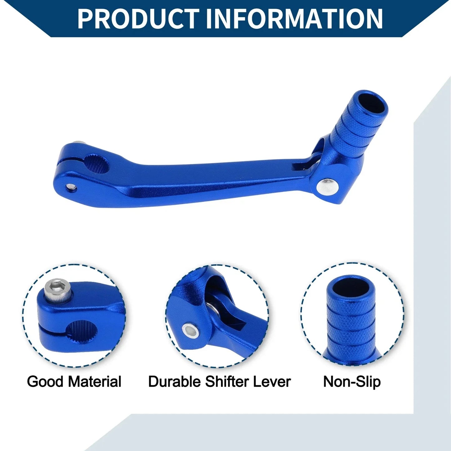 Folding Motorcycle Gear Shifter Lever for Honda CRF150F (2003-2017) Blue