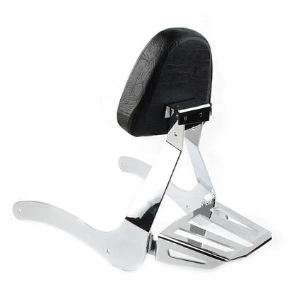 Sissy Bar Passenger Backrest Pad + Mounting Spools for Indian Scout (2019-2020)