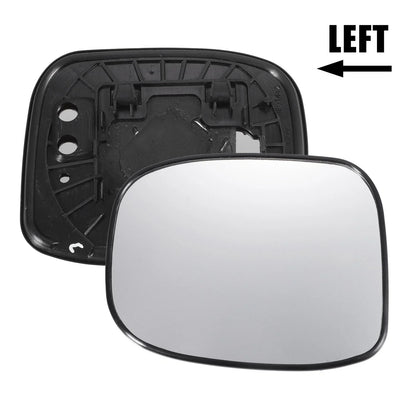 Left White Mirror Glass w/ Back Non-heated for Honda Model with Lamp