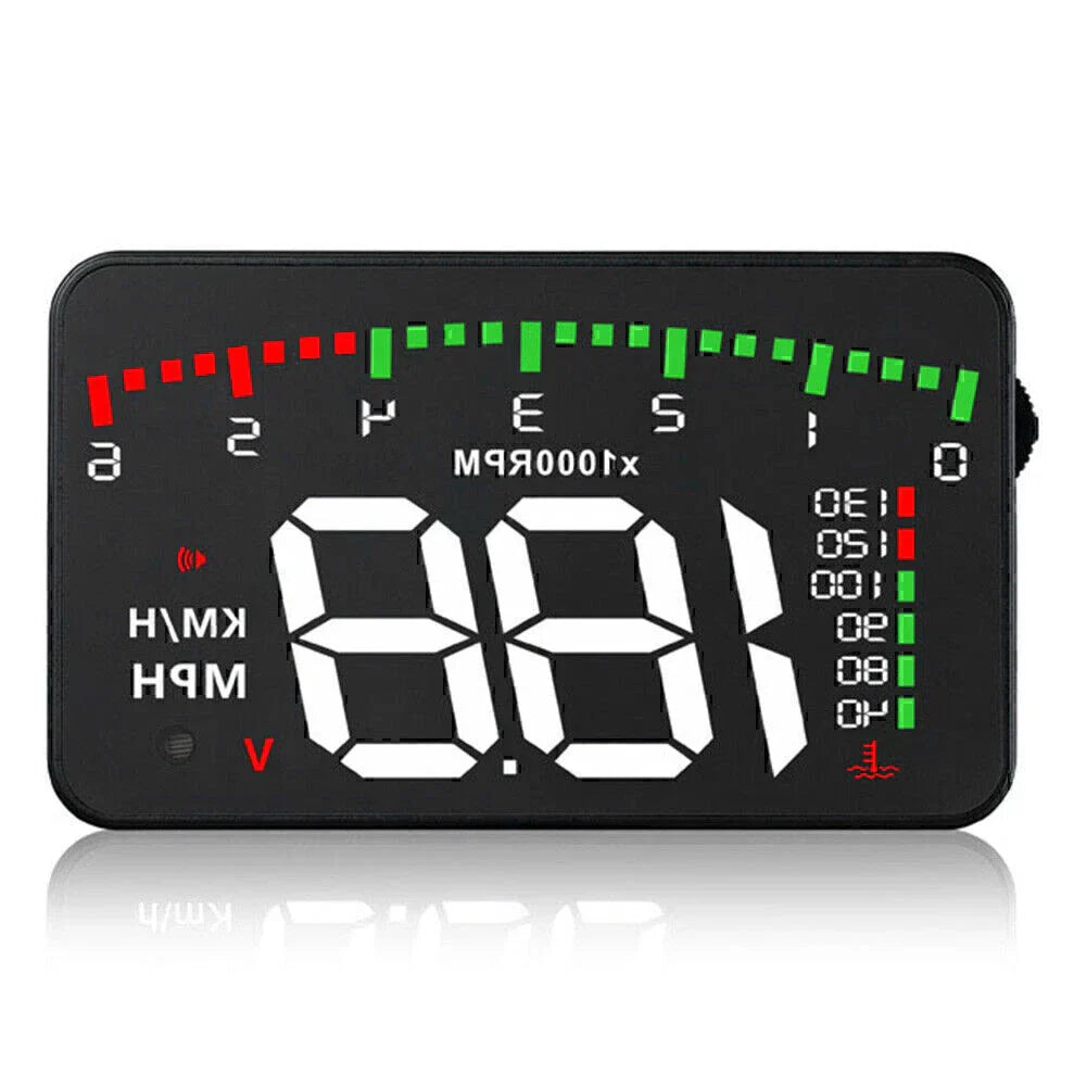 3.5" HUD Head Up Display OBD II Speedometer for A900