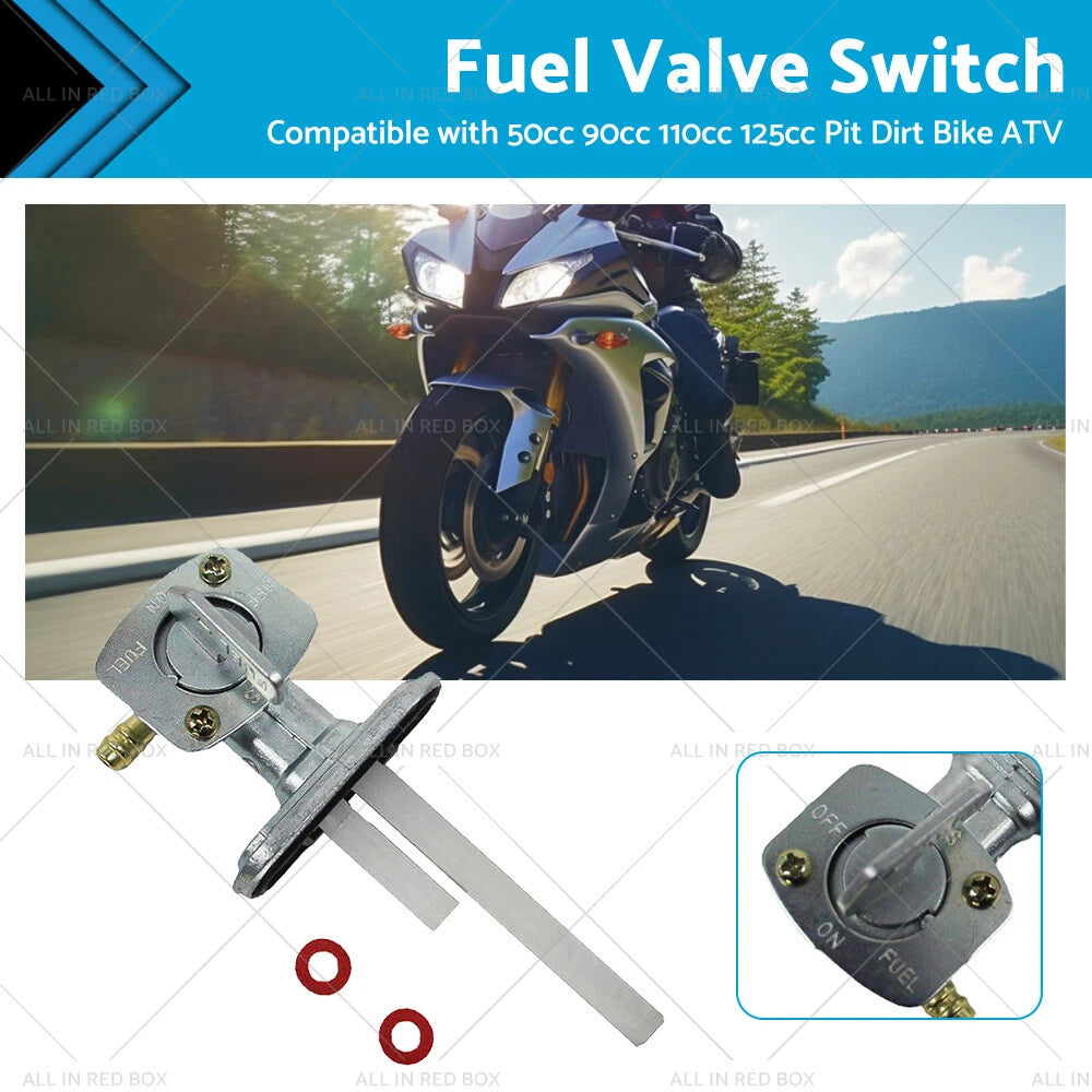 Fuel Tap Switch for 50cc 90cc 110cc 125cc Pit Dirt Bike Tank Petcock