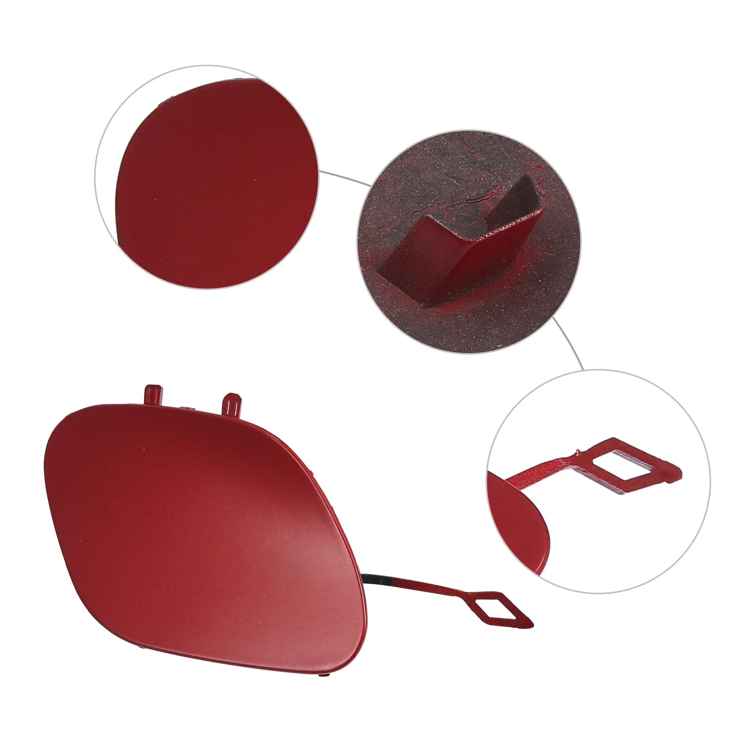 Front Bumper Tow Hook Eye Hole Cover for Mercedes-Benz C-Class W205 (2015-2021)