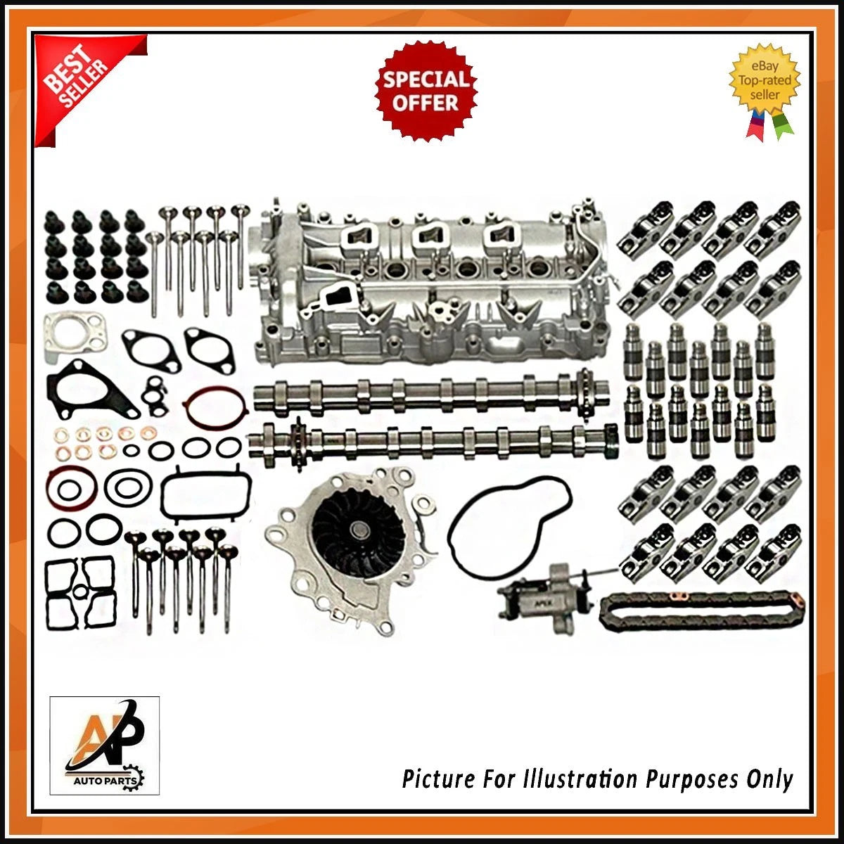 Camshaft Rebuild Kit for Peugeot Vauxhall Opel 1.5 BlueHDi DV5 Diesel (2015–2020)
