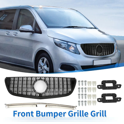 Front Upper Bumper Grille for Mercedes-Benz VITO-Class W477 (2014-2023)