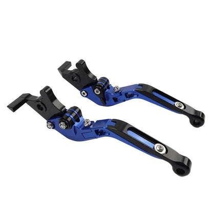 Blue Extendable Brake Clutch Levers for BMW F650GS (2002-2007)