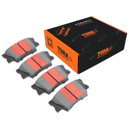 Rear Ceramic Disc Brake Pad Set for Toyota Aurion GSV50R V6 3.5L 2GR-FE 2012~17