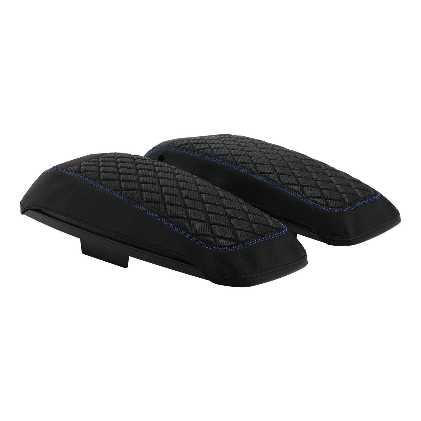 Saddlebag Lid Covers Black Blue for Harley Street Glide (2014-2023)