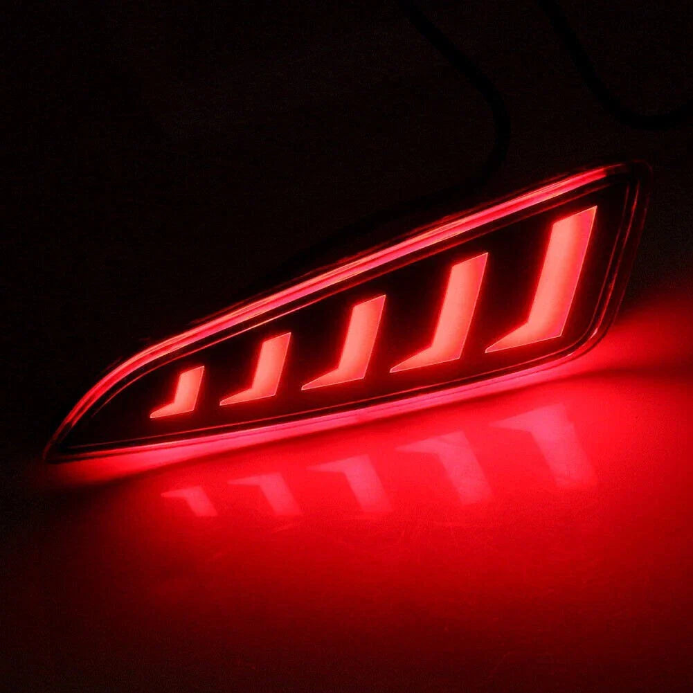 LED Rear Bumper Fog Brake Tail Lights for Toyota C-HR (2016-2022)
