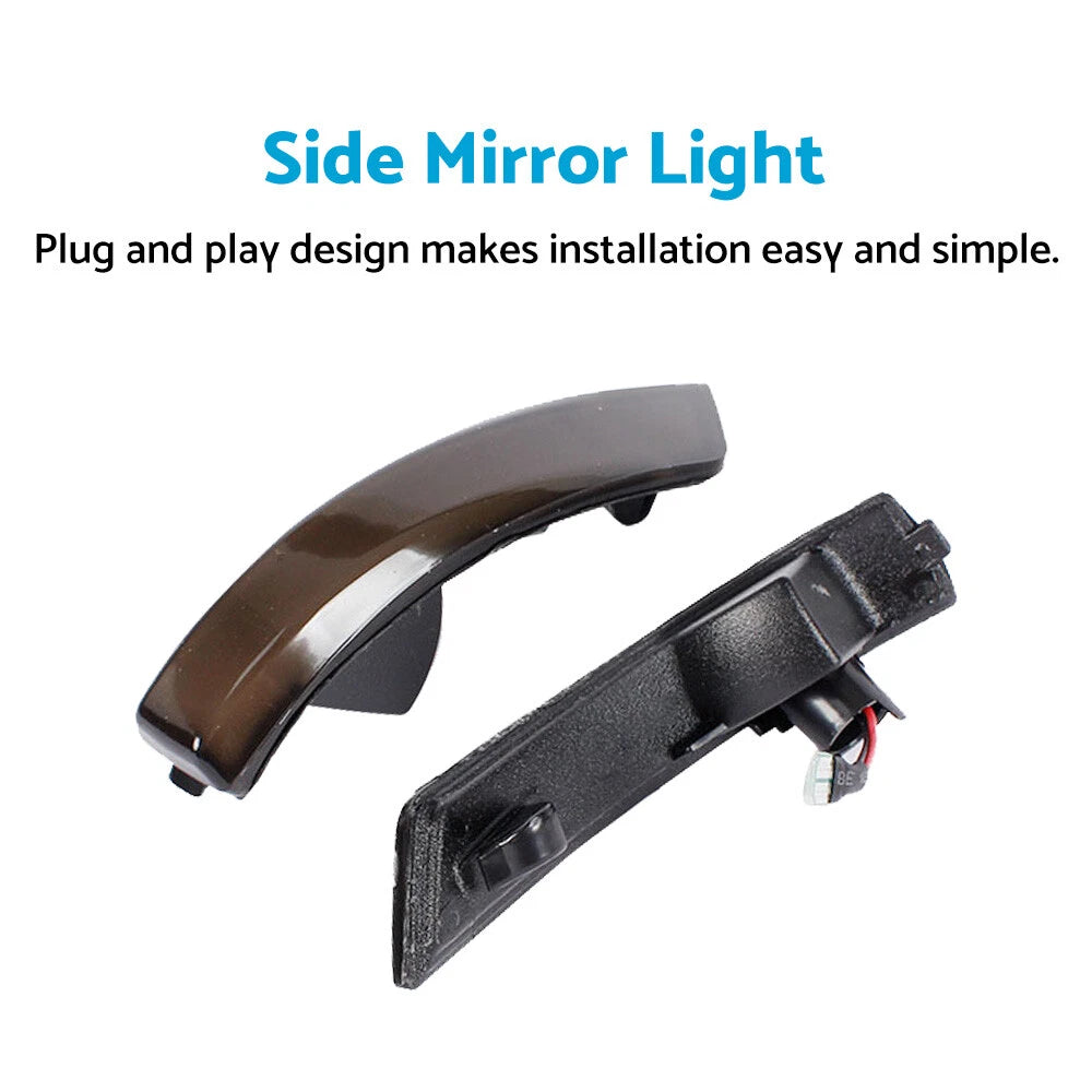 LED Turn Signal Light Mirror Indicator for Ford Focus Mk2 Mk3 Mondeo (2005-2018)