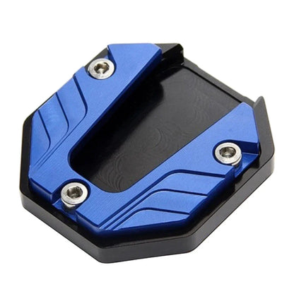 Kickstand Extender Pad for Motorcycle Bikes - Blue
