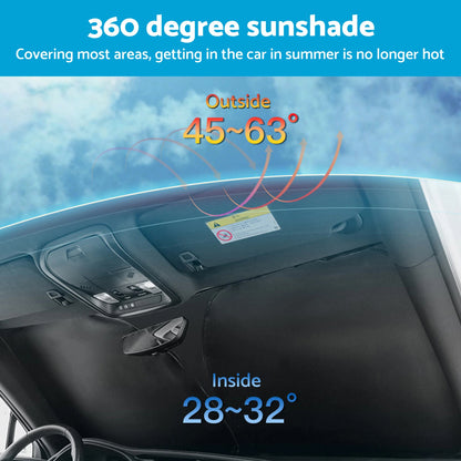 6 Layer WindScreen Sun Shade for Volkswagen Amarok (2022-2025) UV Protection