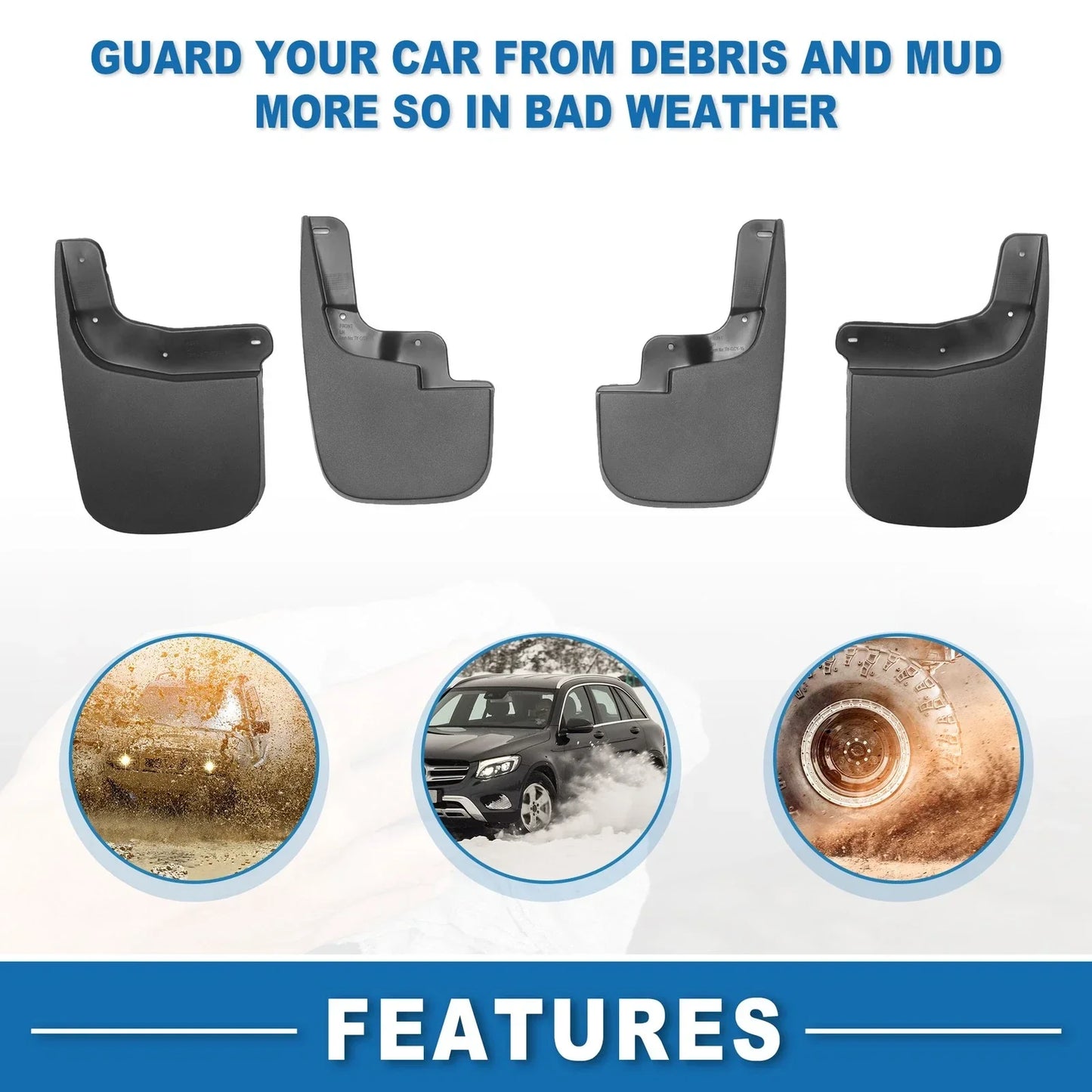 Mud Flap Splash Guard for Chevy Colorado (2015-2022)