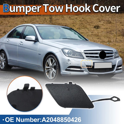 Tow Hook Cover for Mercedes-Benz Front Car Bumper (2012-2018) - Tenorite Grey