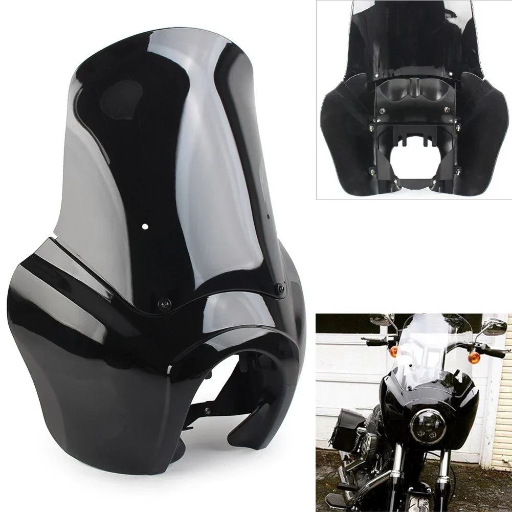 15'' Windshield Headlight Fairing Cover for Harley Dyna FXDXT (2006-2017)