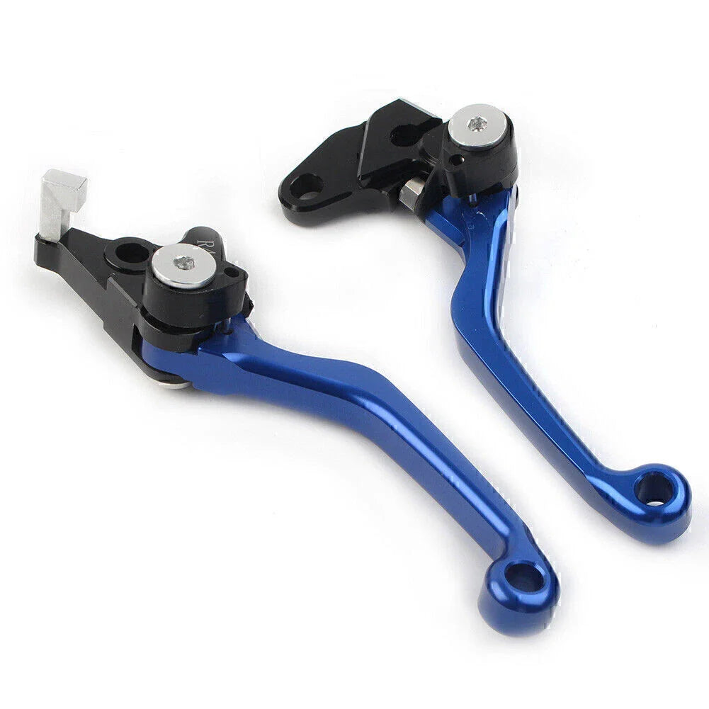 Aluminum Blue Pivot Dirt Clutch Brake Levers for Kawasaki KLX250 (1993-1997)