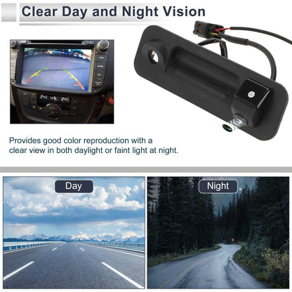 Rear View Camera for Hyundai Sonata 2015-2017 - 120-180 Degree Angle