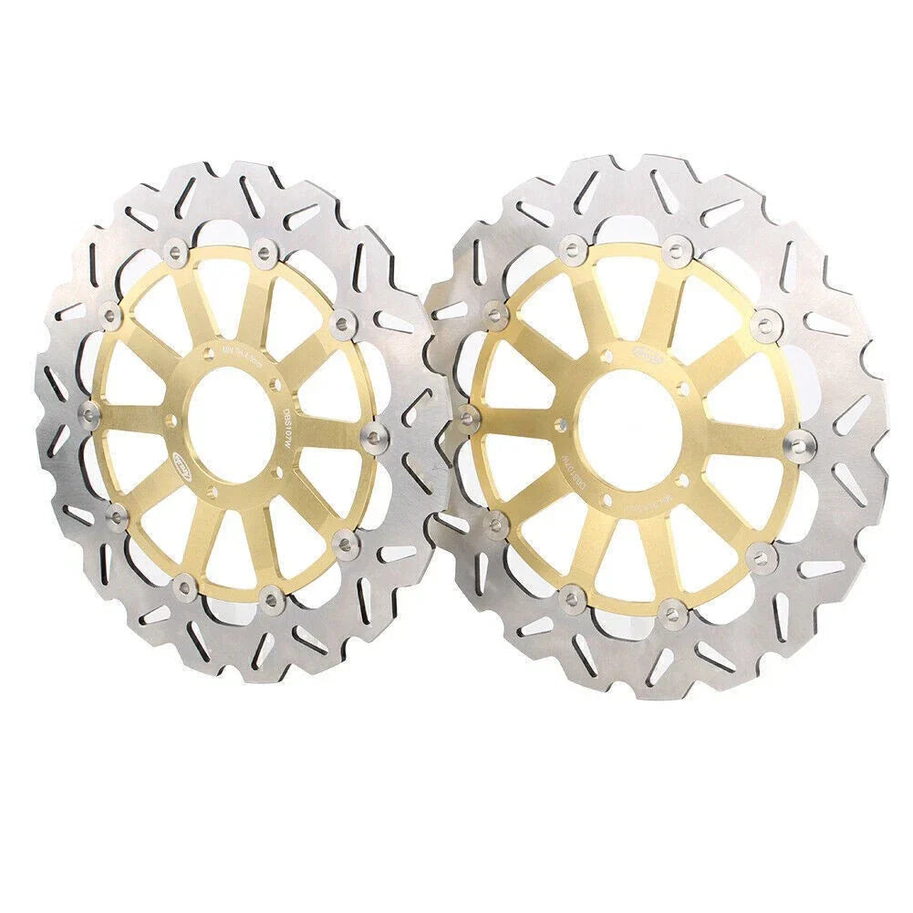 Gold Front Brake Disc Rotors for Ducati Multistrada Enduro 1200 (2016-2018)